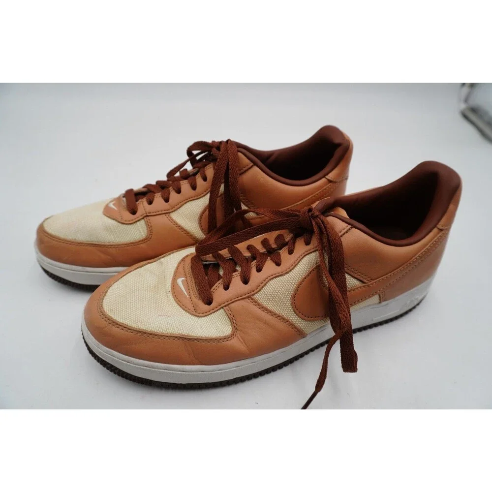 Nike Air Force 1 Low QS Acorn 2021 Natural Underbrush Brown DJ6395-100 Size 11